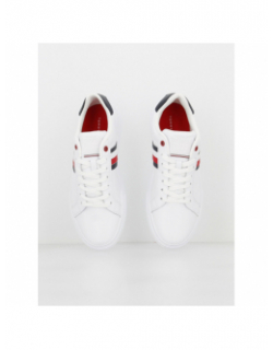 Baskets en cuir cupsole blanc homme - Tommy Hilfiger