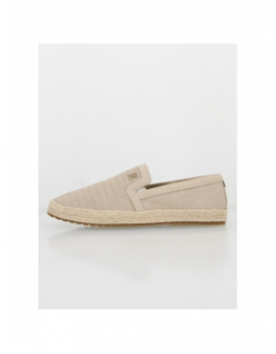 Espadrille en cuir suédé beige homme - Tommy Hilfiger