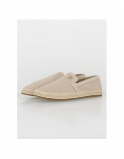 Espadrille en cuir suédé beige homme - Tommy Hilfiger