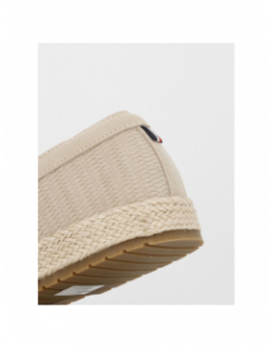 Espadrille en cuir suédé beige homme - Tommy Hilfiger