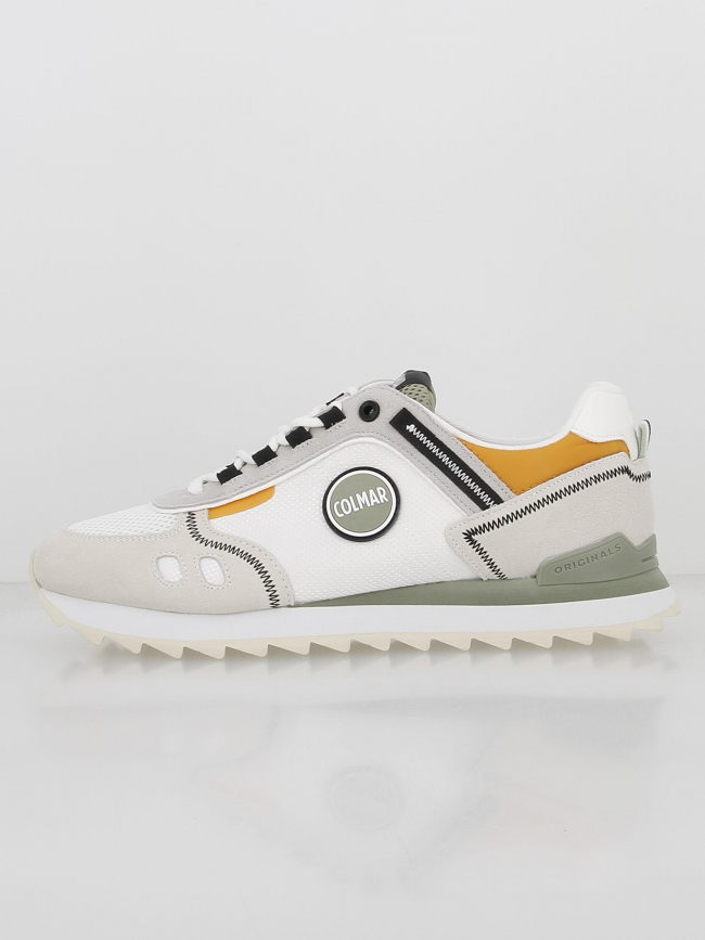 Baskets travis sport colors blanc homme - Colmar