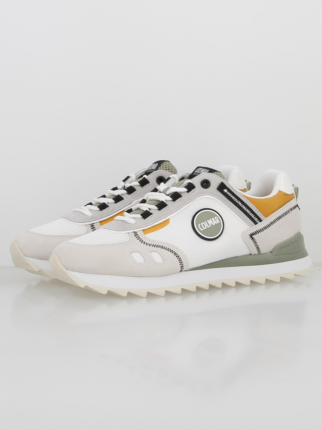 Baskets travis sport colors blanc homme - Colmar