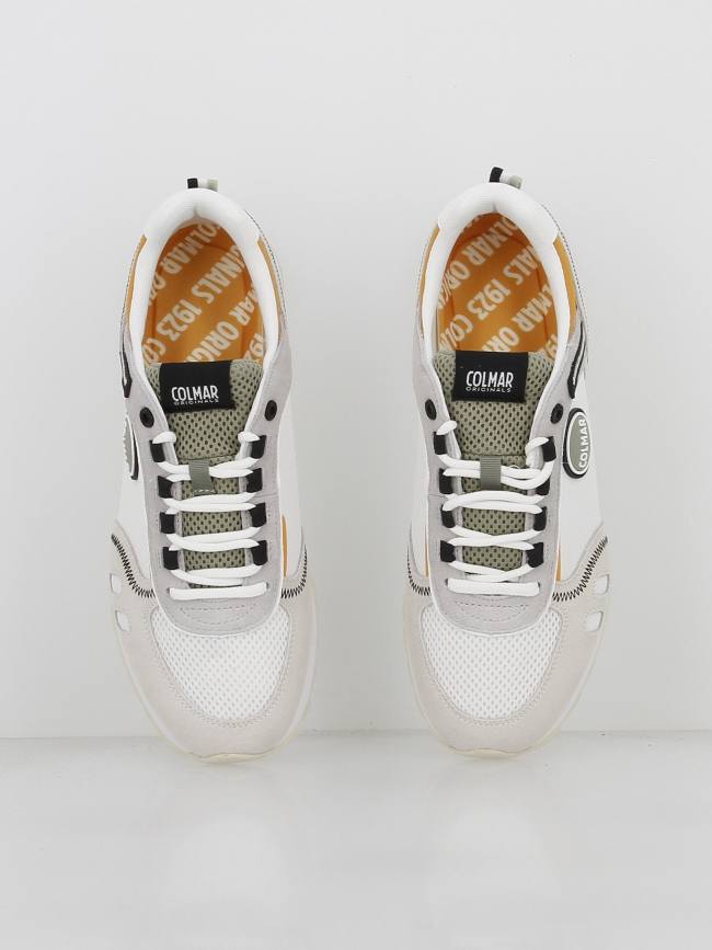Baskets travis sport colors blanc homme - Colmar