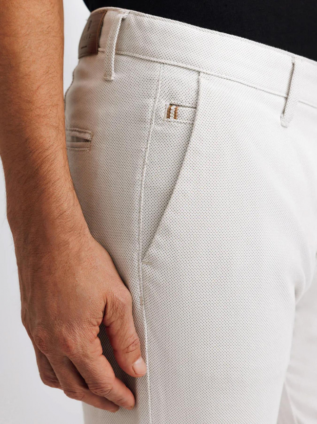 Pantalon chino parai slack urbain beige homme - Izac