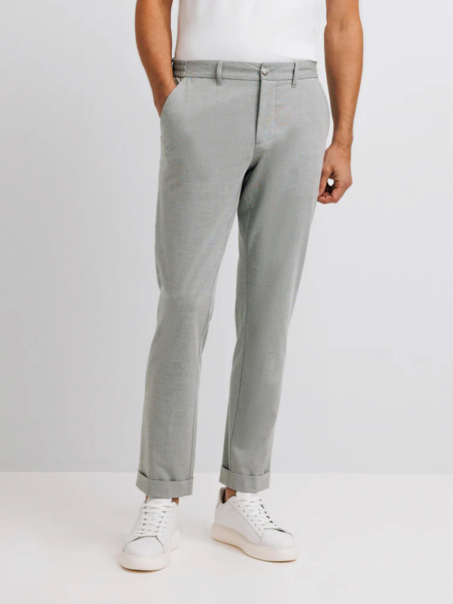 Pantalon chino slim pombou gris homme - Izac