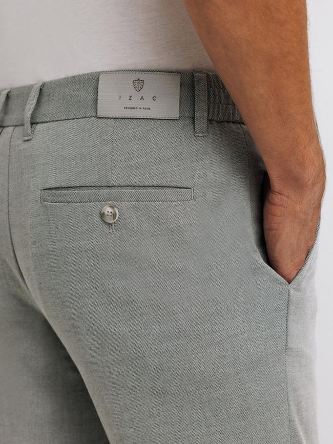 Pantalon chino slim pombou gris homme - Izac