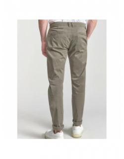 Pantalon chino cesar kaki homme - Le Temps Des Cerises