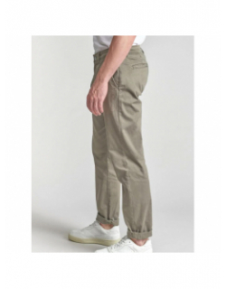 Pantalon chino cesar kaki homme - Le Temps Des Cerises