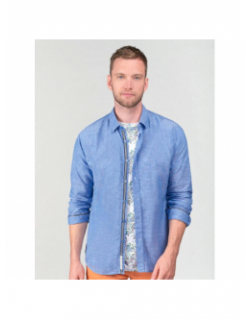 Chemise rodes bleu homme - Le Temps Des Cerises