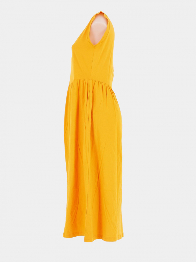 Robe mi-longue ayna jaune femme - Deeluxe