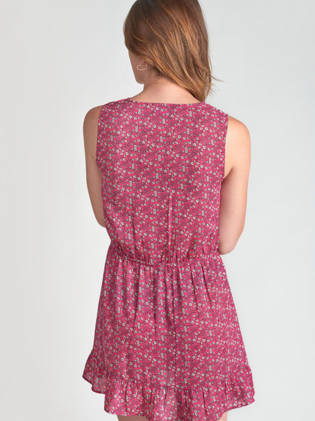 Robe alenagi floral rose fille - Le Temps Des Cerises