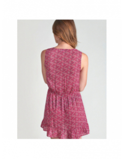 Robe alenagi floral rose fille - Le Temps Des Cerises