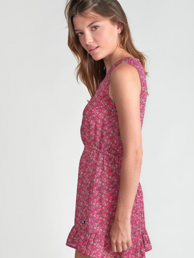 Robe alenagi floral rose fille - Le Temps Des Cerises