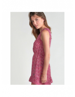 Robe alenagi floral rose fille - Le Temps Des Cerises