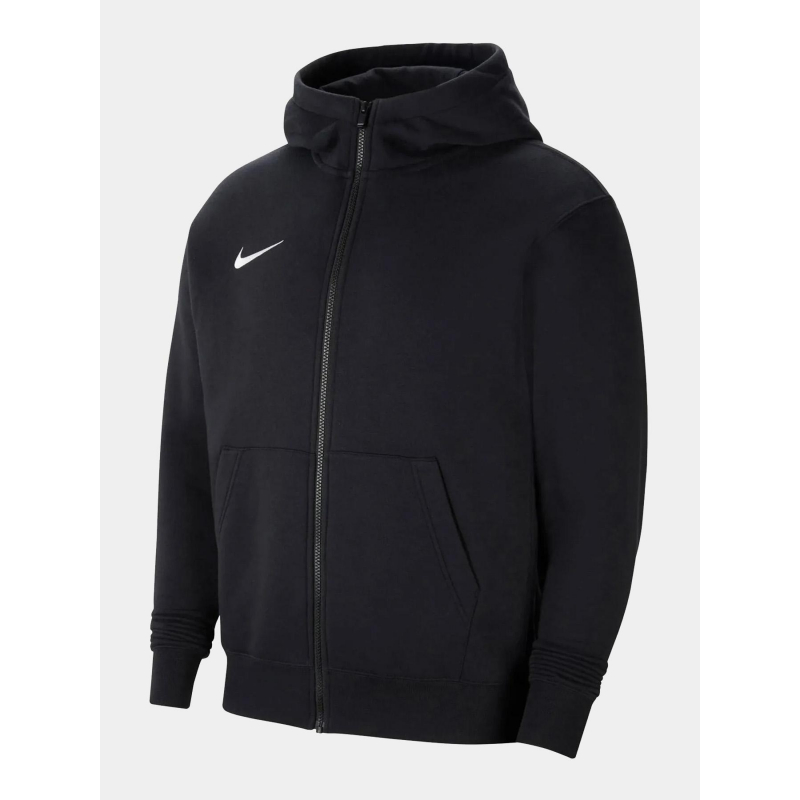 Sweat à capuche zippé fleece park20 noir enfant - Nike