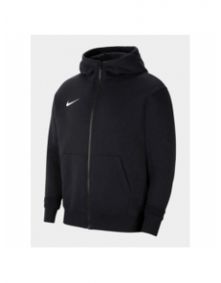 Sweat à capuche zippé fleece park20 noir enfant - Nike