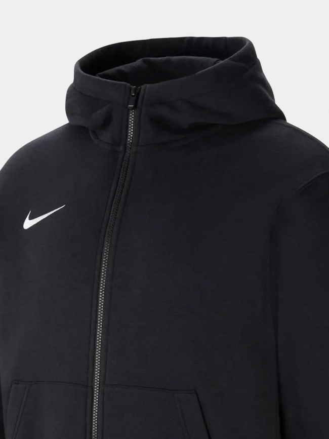 Sweat à capuche zippé fleece park20 noir enfant - Nike