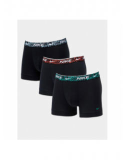 Pack de 3 boxers trunk logo rouge bleu vert homme - Nike