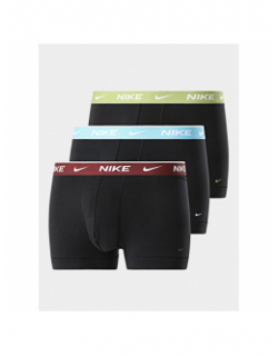 Pack de 3 boxers trunk vert bleu bordeaux homme - Nike