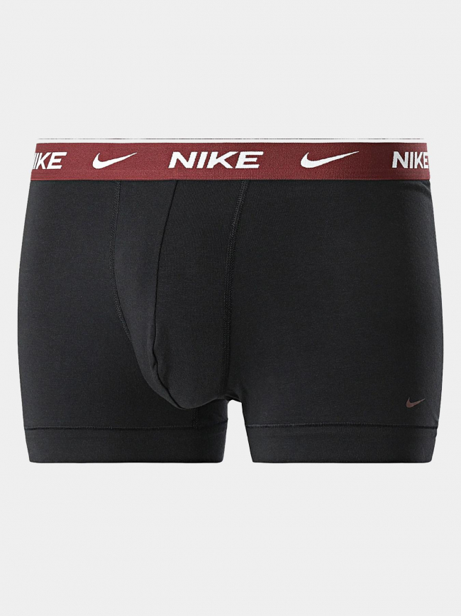 Pack de 3 boxers trunk vert bleu bordeaux homme - Nike