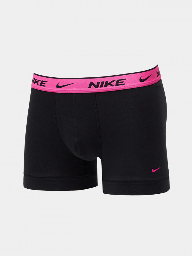 Pack de 3 boxers trunk bleu rose fluo homme - Nike