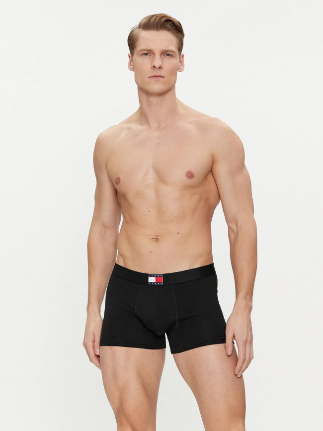 Pack 3 boxers trunk à logo noir homme - Tommy Jeans