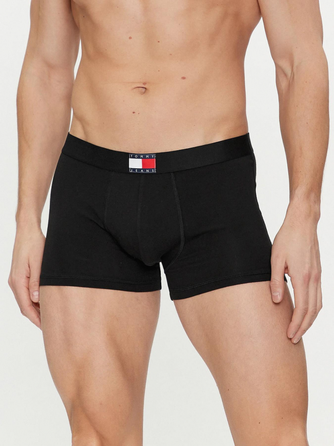 Pack 3 boxers trunk à logo noir homme - Tommy Jeans