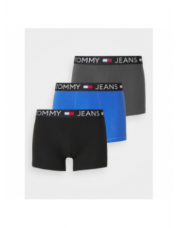 Pack 3 boxers trunks bleu gris noir homme - Tommy Jeans