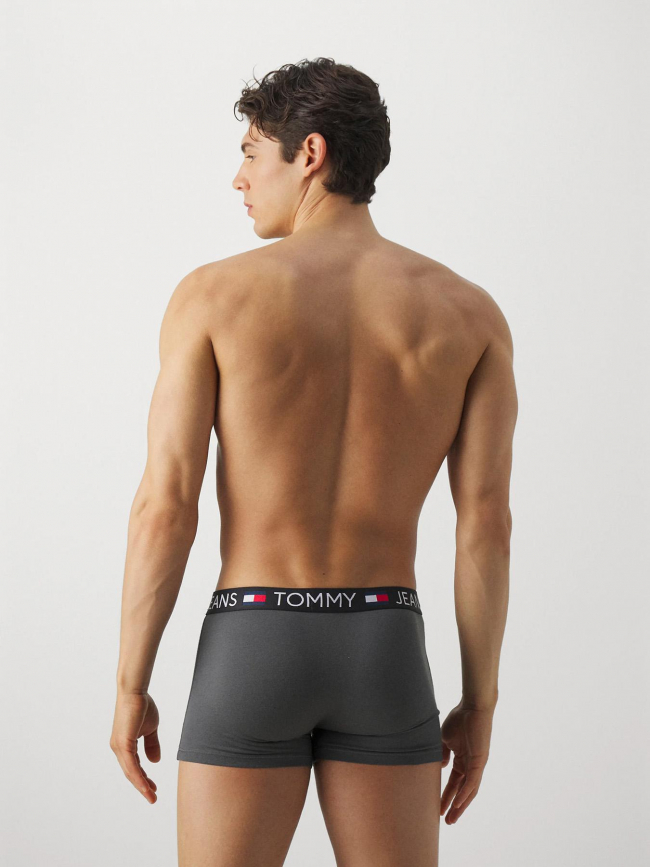 Pack 3 boxers trunks bleu gris noir homme - Tommy Jeans