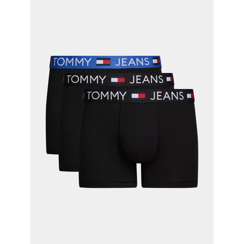 Pack de 3 boxers trunk wb noir bleu homme - Tommy Hilfiger