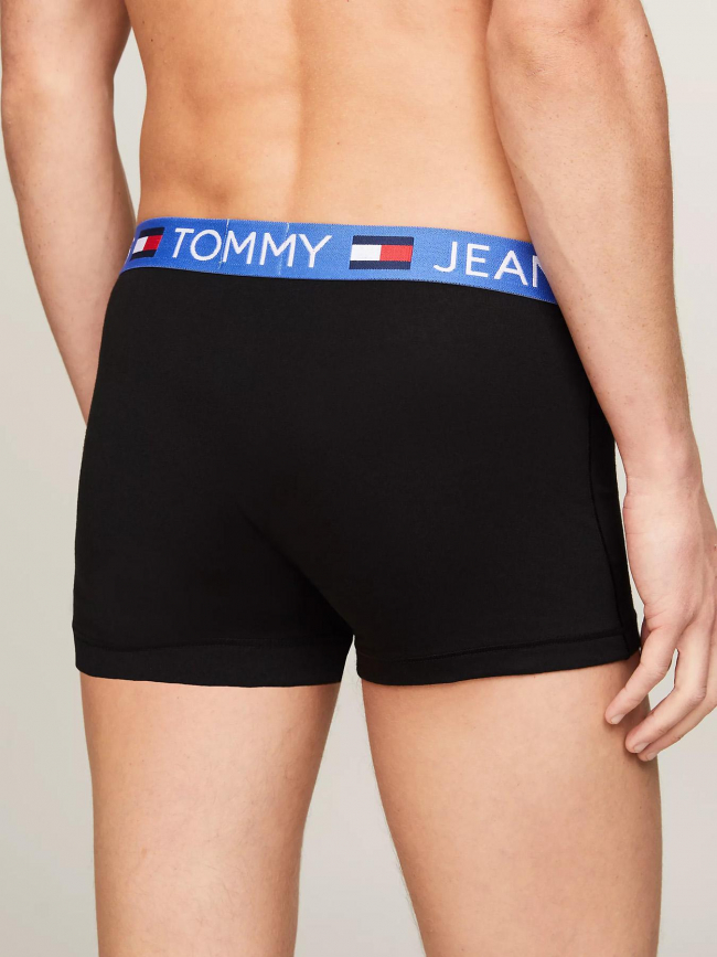 Pack de 3 boxers trunk wb noir bleu homme - Tommy Hilfiger