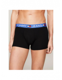 Pack de 3 boxers trunk wb noir bleu homme - Tommy Hilfiger