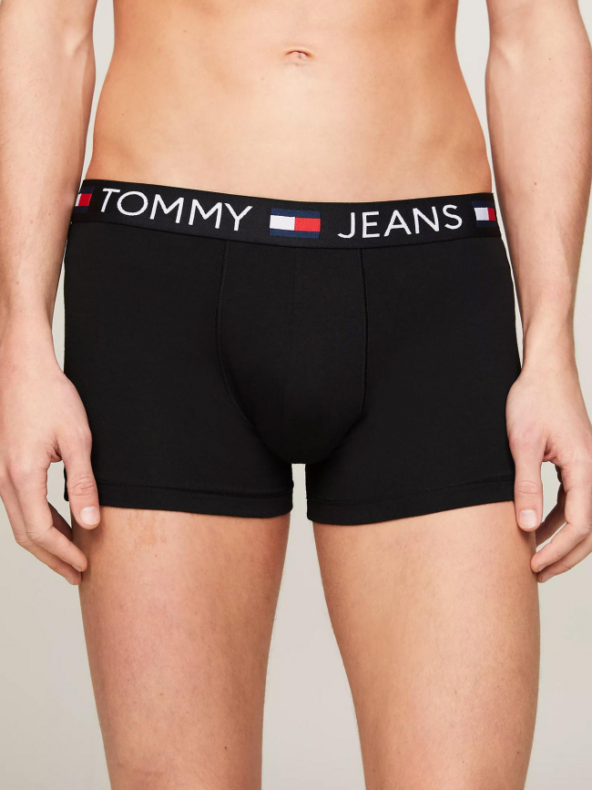 Pack de 3 boxers trunk wb noir bleu homme - Tommy Hilfiger