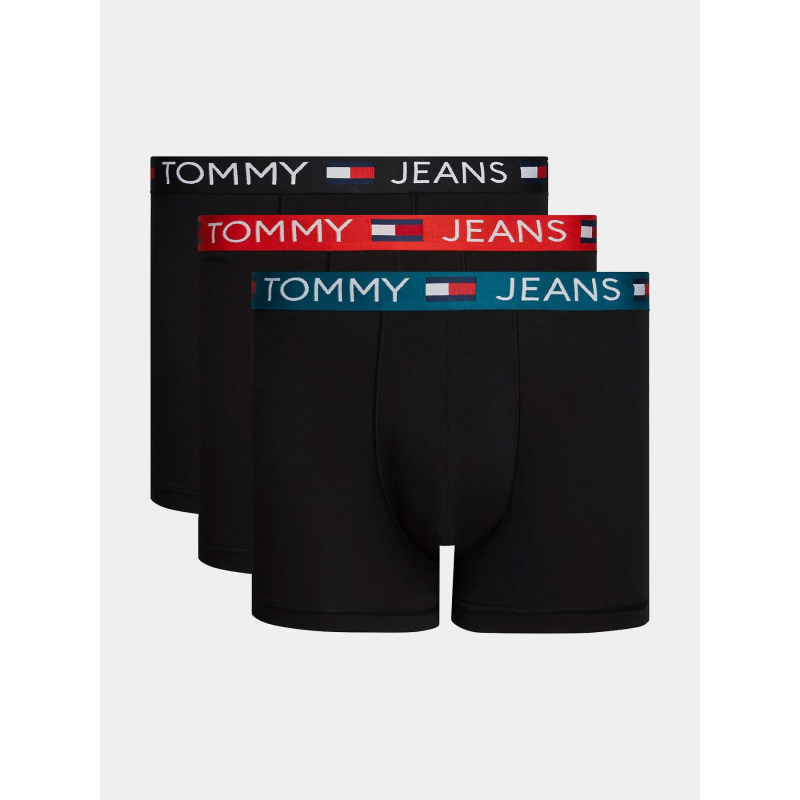 Pack 3 boxers trunk wb coloré noir homme - Tommy Jeans