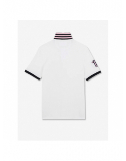 Polo manches courtes case pilote blanc homme - Eden Park