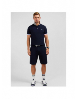 Short molleton diamant bleu marine homme - Eden Park