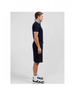 Short molleton diamant bleu marine homme - Eden Park