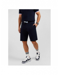 Short molleton diamant bleu marine homme - Eden Park