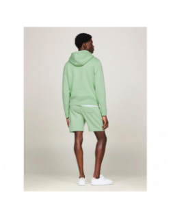 Sweat à capuche logo hoody vert homme - Tommy Hilfiger