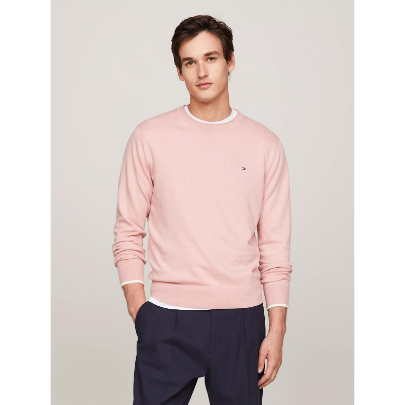 Pull mouline organic rose homme - Tommy Hilfiger