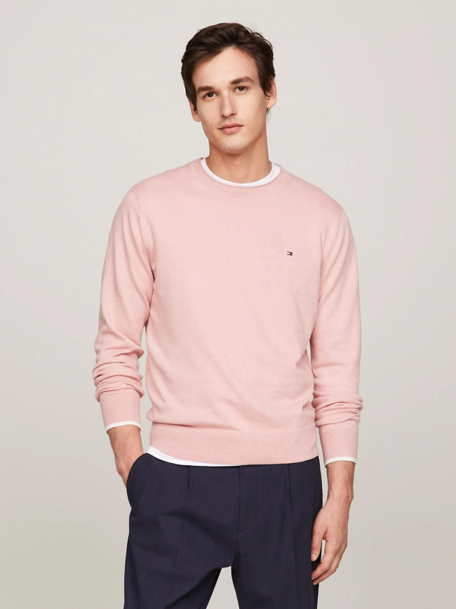 Pull mouline organic rose homme - Tommy Hilfiger