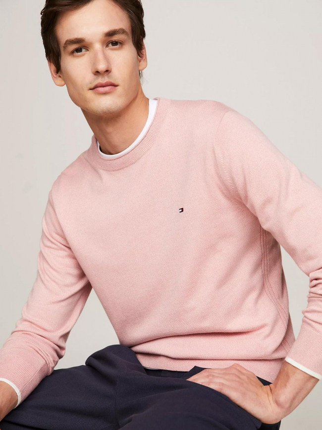 Pull mouline organic rose homme - Tommy Hilfiger