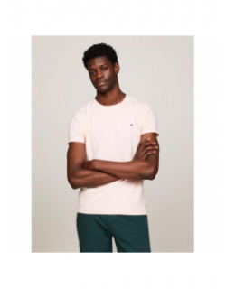 T-shirt stretch slim fit rose homme - Tommy Hilfiger