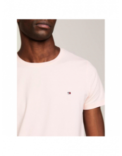 T-shirt stretch slim fit rose homme - Tommy Hilfiger