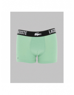 Pack de 3 boxers court vert blanc bleu homme - Lacoste