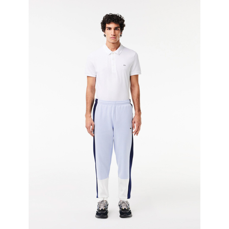 Pantalon de survêtement tricolore bleu homme - Lacoste