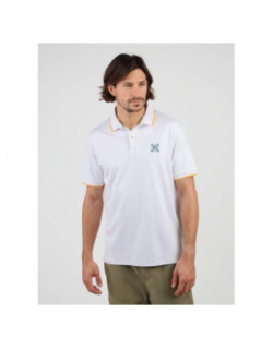 Polo manches courtes graphique nauri blanc homme - Oxbow