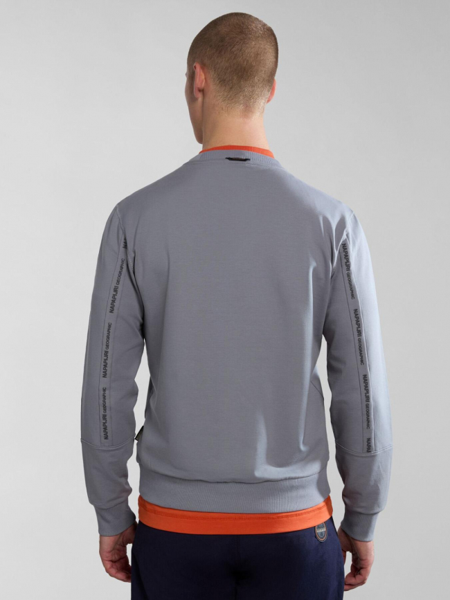 Sweat b-smallwood gris homme - Napapijri