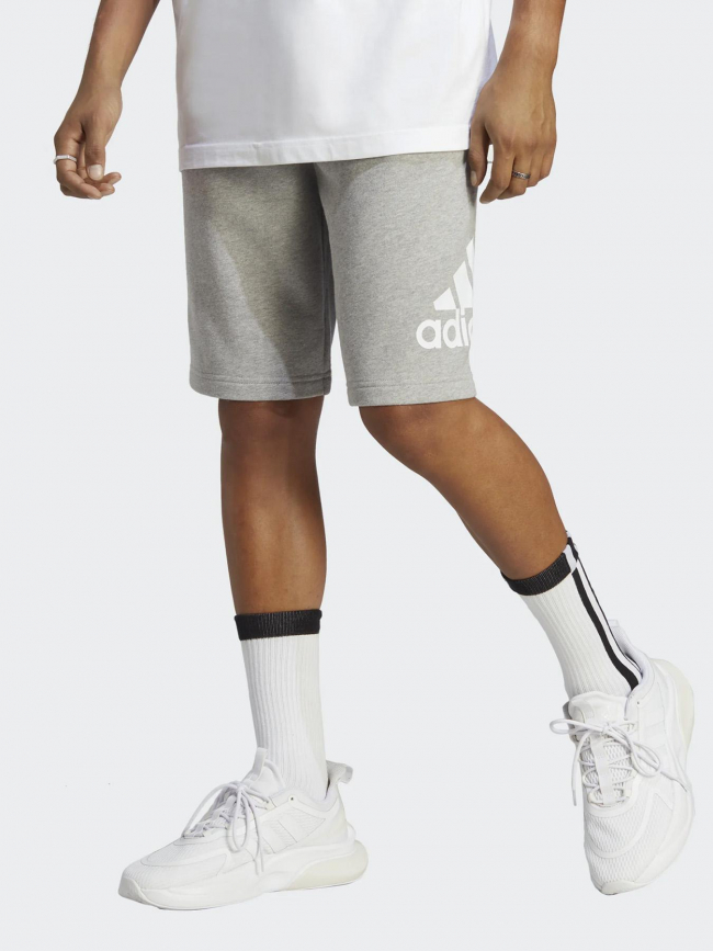 Short jogging bosshort gris chiné homme - Adidas