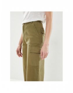 Pantalon cargo large pina kaki femme - La Petite Etoile